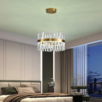 Candelabru LED Draga 228 W Cu Telecomanda, Dimabila, Auriu