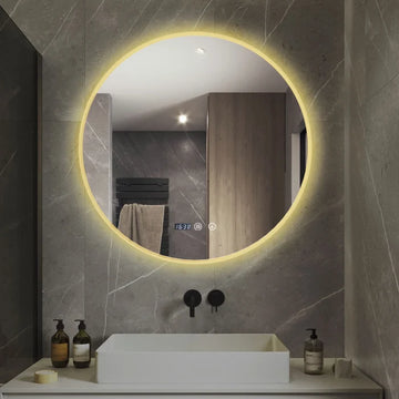 Oglinda LED Touch Dezaburire Abi Cu 3 Tipuri De Lumina 60 Cm