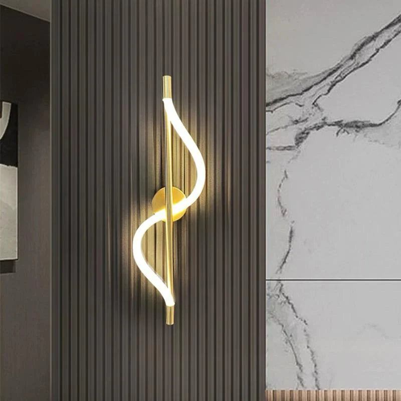 Aplica LED Alida 16 W, Auriu