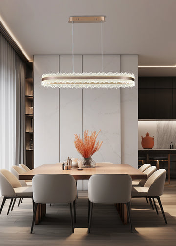 Lustra LED Carolyn 200 W Cu Telecomanda, Dimabila, Maro