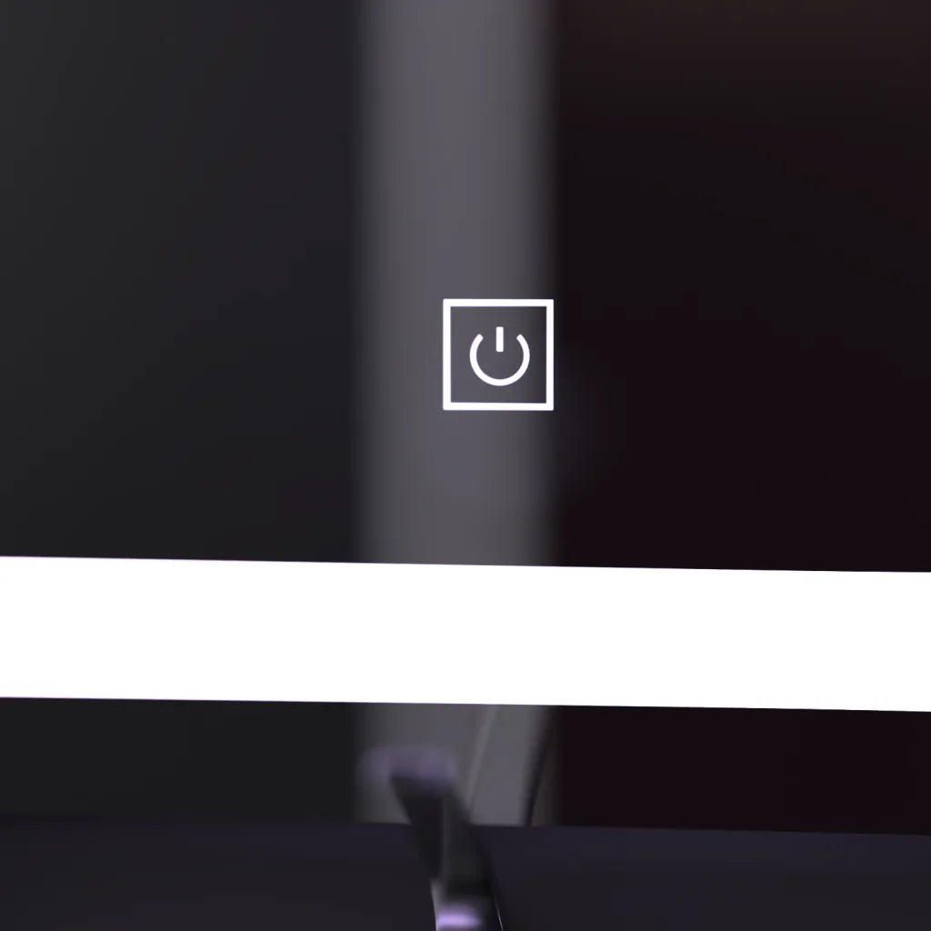 Oglinda LED Touch Amber Rama Neagra 60 Cm