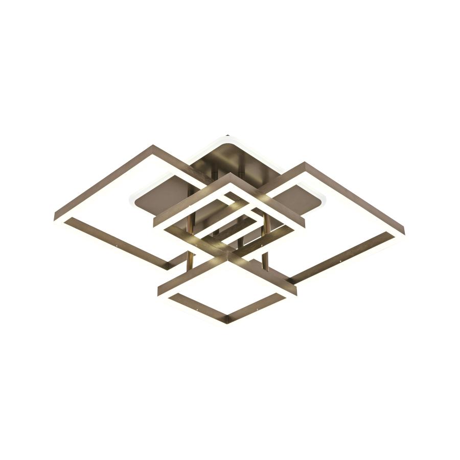 Lustra LED Kew 190 W Cu Telecomanda, Dimabila, Maro