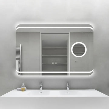Oglinda LED Touch Viviana Sistem Dezaburire Lupa Cosmetica 90x60 Cm