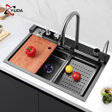 Chiuveta Bucatarie Profesionala Multifunctionala LED Inox