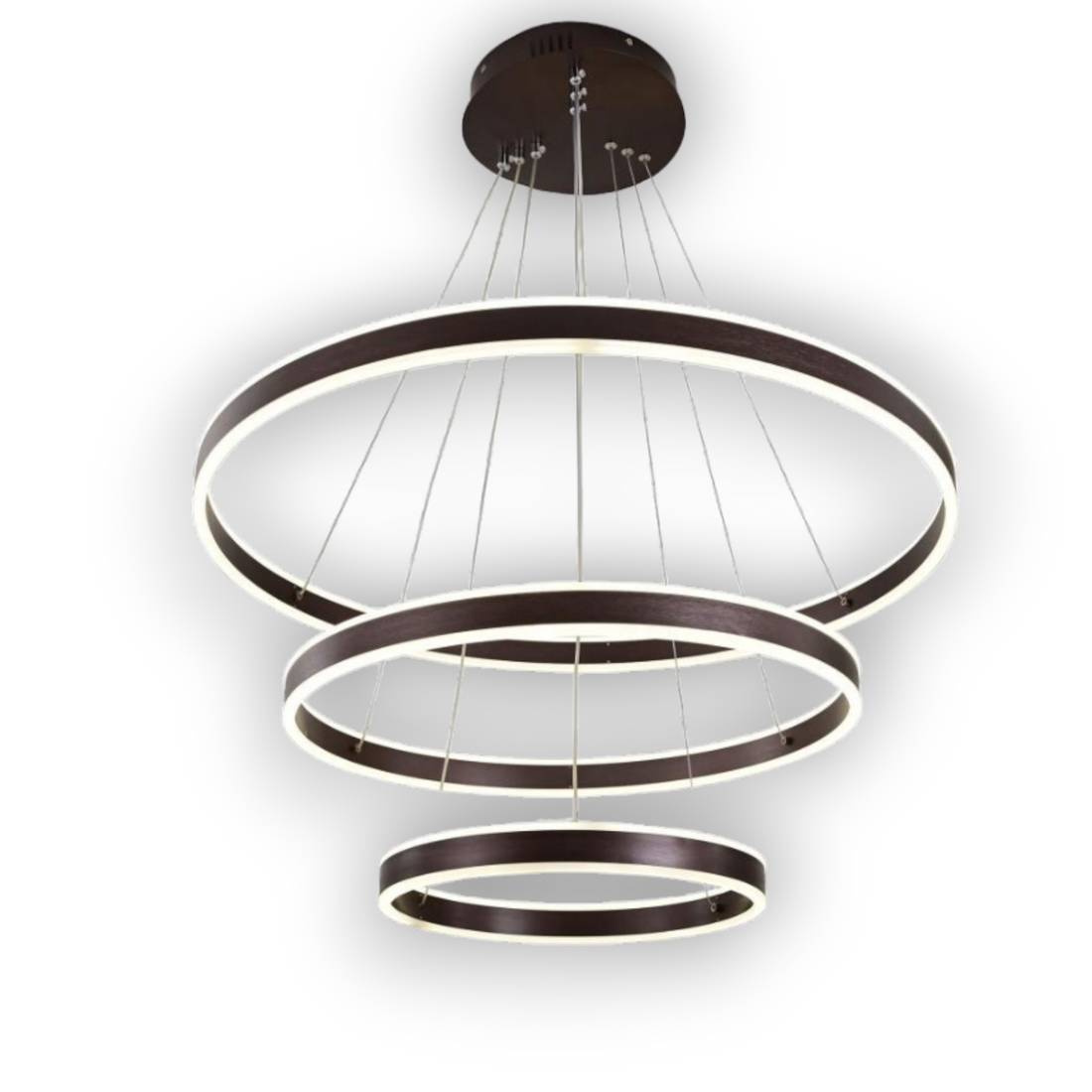 Lustra LED Luiza 400 W Cu Telecomanda, Dimabila, Maro