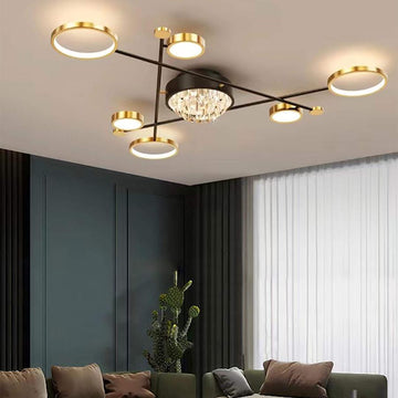 Lustra LED Canens 138 W Cu Telecomanda, Dimabila