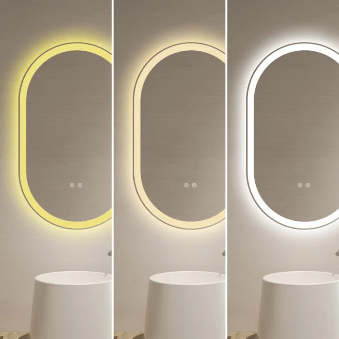 Oglinda LED Touch Aimee 3 Tipuri De Lumina 55x100 Cm