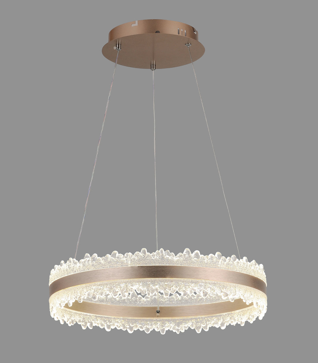 Lustra LED Cassie 144 W Cu Telecomanda, Dimabila, Maro