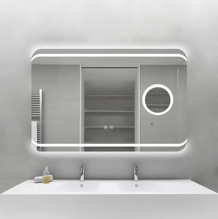 Oglinda LED Touch Viviana Sistem Dezaburire Lupa Cosmetica 90x60 Cm