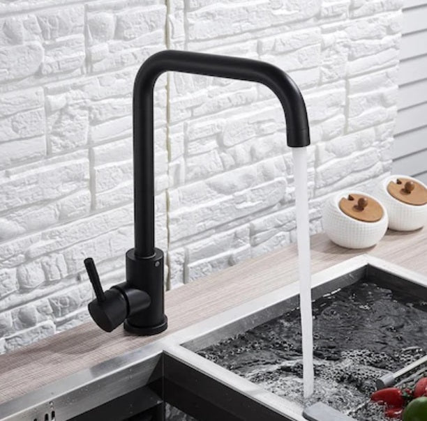 Baterie Bucatarie Din Otel Inoxidabil Mixxus, Negru