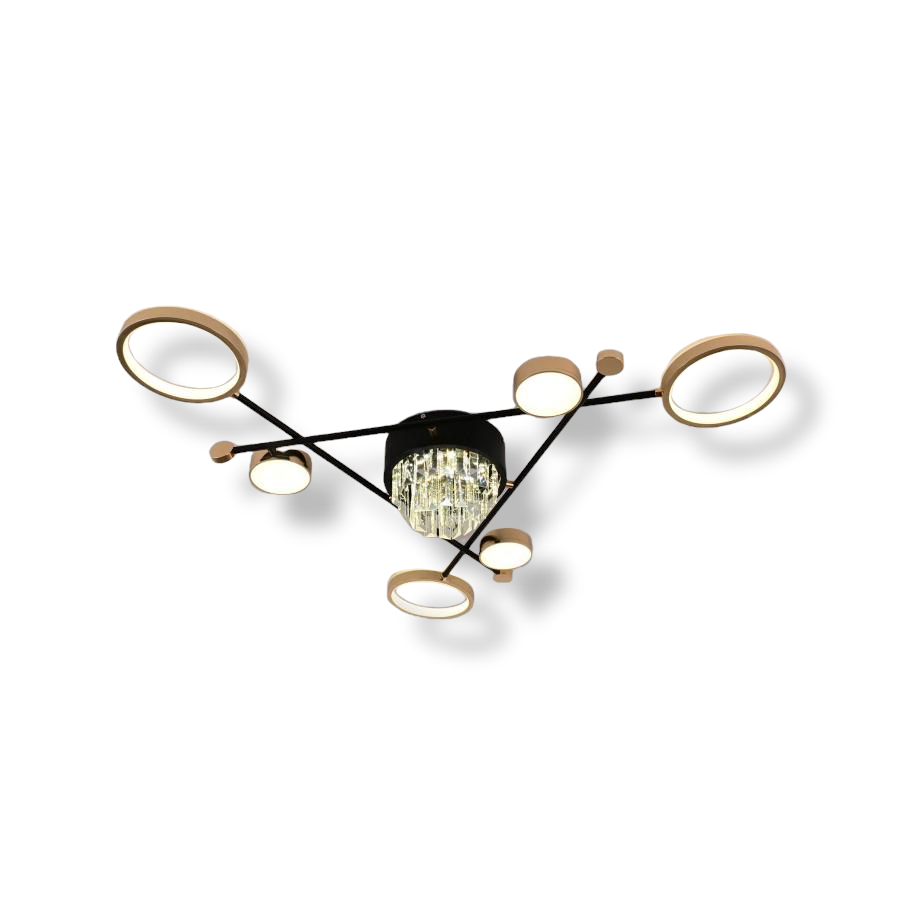 Lustra LED Canens 138 W Cu Telecomanda, Dimabila