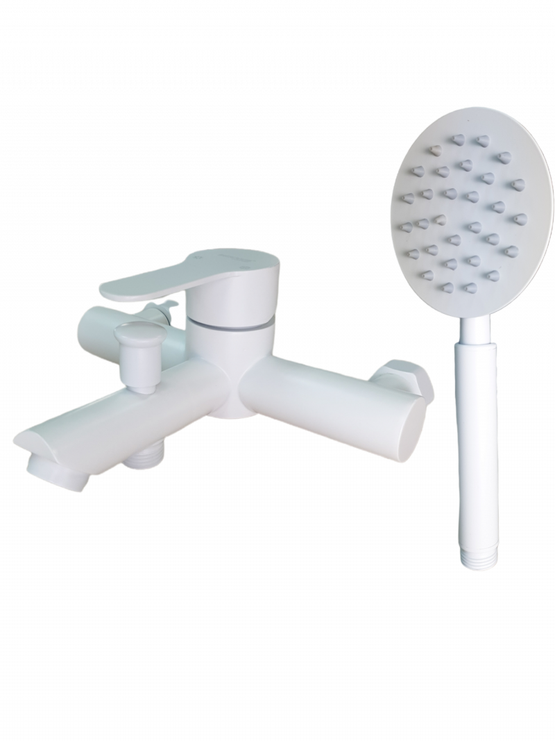 Baterie Baie Din Otel Inoxidabil Mixxus, Alb